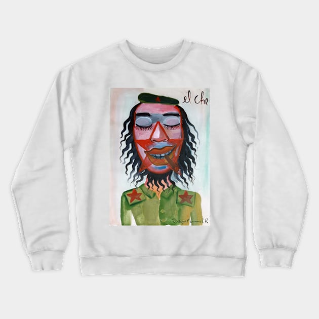 El Che IV Crewneck Sweatshirt by diegomanuel